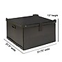 Nahanco Hanger Storage Bin, Black Plastic (BB100)~#|#~239B4D40-4B22-43BF-8A13529F8A46CB93_sc7