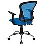 Flash Furniture Alfred Ergonomic Mesh Swivel Mid-Back Task Office Chair, Blue (H8369FBL)~#|#~23A511DB-457D-4BFC-897374CD5B6119E7_sc7