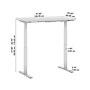 Bush Business Furniture Move 60 Series 48"W Electric Adjustable Standing Desk, Natural Elm/Black Powder Coat (M6S4824NEBK)~#|#~23A85F75-C915-4442-84C55E0D73990234_sc7