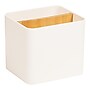 Mind Reader 2-Compartment Plastic Desk Organizer, White (SIMPORG-WHT)~#|#~23B072AB-84C1-40F5-A31EF17C1E30AFC8_sc7