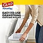 Glad ForceFlex Tall Kitchen Drawstring Trash Bags, 13 Gallon, Gain Lavender with Febreze Freshness, 110 Count (79157)~#|#~23B4FD15-CFD1-413C-95B6BB358D695104_sc7