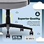 Serta Comfort Classic Ergonomic Velvet Fabric Swivel Executive Chair, Gray (CCHR10005A)~#|#~23BB08AE-BB6E-4480-A92B165C8C12A7F1_sc7