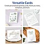 Avery Integrated Cards, 5.5" x 8.5", Glossy White, 25/Pack (95352)~#|#~23BCED3A-E7D6-4DCF-9C3C51FE556069AD_sc7