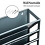 Mind Reader 5-Compartment Mountable Plastic Vertical File Storage, Gray  (WALLANCH-GRY)~#|#~23D6F4AB-3FA2-4A77-A3474464800C4B90_sc7