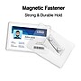 Staples Magnetic Badge Holders, 2.25" x 3.5", Vinyl, Clear, 25/Pack (51925)~#|#~23F579D9-04DE-4E52-A3D72122DCB4E31F_sc7
