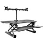 Mount-It! 47" W Manual Adjustable Standing Desk Converter with Dual Monitor Mount, Black (MI-8052)~#|#~23FB0102-B7B1-4447-BC47C0AD49C8D4CB_sc7