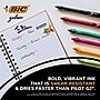 BIC Gel-ocity Quick Dry Retractable Gel Pens, Medium Point, 0.7 mm, Blue Ink, Dozen (RGLCG11-BLU)~#|#~23FE93C4-DCE1-41F5-965A87771DCA63EB_sc7