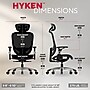 Staples Hyken Ergonomic Mesh Swivel Task Chair, Black (ST63137)~#|#~24298BF6-71C0-48BB-9827BA9A46623C9B_sc7