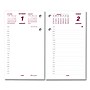 2024 Brownline 6" x 3.5" Daily Desk Calendar Refill, White/Burgundy/Gray (REDC2R)~#|#~243E72D6-581F-4A38-AE0624695A2B72DE_sc7