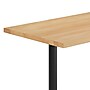 Flash Furniture Bennett Wooden Commercial Indoor Table, 48" x 30", Natural Top/Black Base (GSF3048NTT0522)~#|#~245B1385-80E4-4DD8-94CEF7F65AF91050_sc7