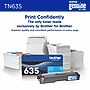 Brother TN635 Standard Yield Cyan Toner Cartridge, Prints Up to 1,800 Pages (TN635C)~#|#~2461B72B-65DB-42D3-AB14E3E429D85881_sc7