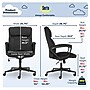 Serta Hannah I Ergonomic Microfiber Swivel Executive Chair, Black (43670D)~#|#~247509EA-A6A5-46B3-85CD9E14B3FF4B5D_sc7