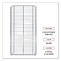 Alera® Wire Shelving Garment Rack, 30 Garments, 36w x 18d x 75h, Silver~#|#~2476F261-76A6-40CE-881C06EB98B4F536_sc7
