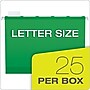 Pendaflex Ready-Tab Premium Reinforced Hanging File Folder, 5-Tab, Letter, Bright Green, 25/Box (42626)~#|#~247A95A1-A13A-45ED-AEBF4A29E33F328B_sc7