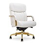 La-Z-Boy Symphony Ergonomic Bonded Leather Swivel Executive Chair, White and Gold (CCHR10013A)~#|#~248EED91-D207-47C3-BD16FF954074F104_sc7