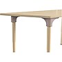 Flash Furniture Bright Beginnings Hercules Trapezoid Table, 47" x 20.75", Height Adjustable, Beech (MK-ME088027-GG)~#|#~249D3649-7D71-4B2E-84228123AABFC461_sc7