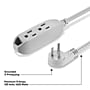 Staples TECH 25' Extension Cord, 3-Outlet, 16 AWG, Gray (ST22129-CC)~#|#~24A09D62-23E4-484C-B93480544B9C4A4D_sc7