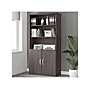 Bush Business Furniture Studio A 73"H 5-Shelf Bookcase with Adjustable Shelves, Storm Gray Laminated Wood (STA010SG)~#|#~24A7B434-B83C-4FFF-912690E7BE8CEEB0_sc7