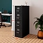 Staples Heavy Duty 4 Drawer Vertical File Cabinet, Letter Size, Black~#|#~24B8967A-18D8-4145-97E6036CD8694D82_sc7