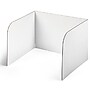 Classroom Products Foldable Cardboard Freestanding Privacy Shield, 13"H x 20"W, White, 30/Box (VB1330 WH)~#|#~24CAD750-09D9-424E-B6B17110F42E2F13_sc7