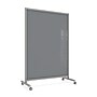 Ghent EZ Magnetic Glass Mobile Dry-Erase Whiteboard, Aluminum Frame, 75"H x 50"W, Smoke (EZ1MA7550SK)~#|#~24D0F314-B9FA-4E10-876697A2877F9F44_sc7