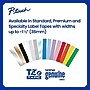 Brother P-touch Flexible ID Laminated Label Tape, 3/4" x 26.2', Black on White (TZeFX241)~#|#~24D726FC-016B-4143-8E67D7D23C74BB82_sc7