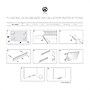 U Brands Floating Glass Dry Erase Calendar Board, Frameless, 47" x 35", White Frosted Surface (2776U00-01)~#|#~24F3AA79-341D-4ECA-9971A013841AD28A_sc7