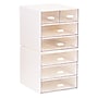 Mind Reader 7-Compartment Plastic Craft Organizer, White, 2/Set (MSORG-WHT)~#|#~24FFE506-4223-4464-8135E9582AE00C72_sc7