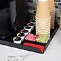 Mind Reader Plastic 7-Compartment Countertop Coffee Organizer Tray, Black (KEUTRAY-BLK)~#|#~25115297-2472-4417-B3E73B1AE20421E4_sc7