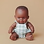 Miniland My Friends & Me Vinyl African Boy Baby Doll, 8.25", Multicolored (MLE33002)~#|#~25134C2C-289B-471D-A111FCCC603DA0B0_sc7