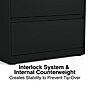 Staples Commercial 2-Drawer Lateral File Cabinet, Letter/Legal Size, Lockable, 28"H x 30"W x 18.62"D, Black (60934/21553)~#|#~251897A7-3BC3-4FB6-9C698F07000F255E_sc7