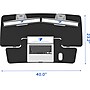 FlexiSpot M7 Series 40"W Manual Rectangular Adjustable Standing Desk Converter, Black (M7-E-40B)~#|#~2528213A-B3B6-4AF0-A5BA57A6CC24A21B_sc7