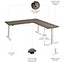 Bush Business Furniture Move 60 Series 72"W L Shaped Adjustable Standing Desk, Modern Hickory (M6SL7278MHWK)~#|#~2534F732-2FCD-4CE1-9F23CFA3CB0305B4_sc7