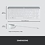 Logitech MK470 Slim Wireless Keyboard and Mouse Combo, Off-White (920-009443)~#|#~258C7696-B743-40B9-95AAB82C79D74B14_sc7