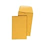 Staples Currency Envelopes, 5.5" × 3.13", Brown Kraft, Gummed Flap Seal, Durable Paper Stock, 500/Box~#|#~56418888-8DA6-4975-9368CC4D8B4C9B1E_sc7