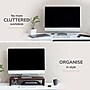 Anji Mountain Mango Wood Monitor Stand with Two USB Ports, Up to 32" Monitor, Walnut (MS-FNG-WAL-P)~#|#~25BC843B-DDB0-48E3-8FF38F2D5DA20E5E_sc7