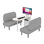 FlexiSpot WorkCube Series Sound Absorbing 4 Person Privacy Booth, Gray (P4FG-KIT)~#|#~25E24AD8-4F6C-4ED0-883FB270941FC9A8_sc7