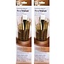 Princeton RealValue Short Handle Mixed Media Synthetic Taklon Variety Brush Set, 6/Set, 2 Sets/Bundle (PBXPR9140-2)~#|#~25F76BA4-0475-481C-BB2FA7390EC9E31C_sc7