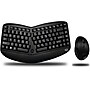 Adesso Tru-Form Media Wireless Ergonomic Keyboard and Mouse Combo, Black (WKB-1150CB)~#|#~m007030808_sc7