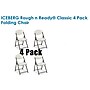 Iceberg Rough 'N Ready Plastic Folding Chairs, Platinum Granite, 4/Carton (64033)~#|#~260B37F9-CDB0-4886-BFA3CAA5C9C85B1A_sc7
