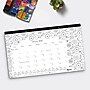 2027 Blueline DoodlePlan 17.75" x 10.875" Monthly Desk Pad Coloring Calendar, Black/White (C2917001-27)~#|#~262DE4C0-C040-42EC-86FE638D90056204_sc7