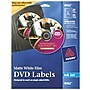 Avery Inkjet Media Labels, White Matte, 20 Disc and 40 Spine Labels/Pack (8962)~#|#~2647AB23-0E9F-44DB-95D4D5A55289179D_sc7