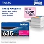 Brother TN635 Standard Yield Magenta Toner Cartridge, Prints Up to 1,800 Pages(TN635M)~#|#~264944CC-1BB6-4308-8FC9D3C54D621BD5_sc7