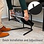 Mind Reader Tilt Adjustable Foot Rest, Black (FTHEIGHT-BLK)~#|#~264BC9BD-DEED-4096-8E6F40415D5CADA3_sc7