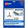 Avery Rectangle Rounded Corners Matte Blank Card, White, 25/Pack (19479399773)~#|#~264D8357-1912-43B0-B69E8F7883D0FDB5_sc7