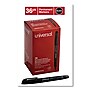 Universal, Pen Style Permanent Marker, Black, 36/BX~#|#~264EFB01-9816-4845-97AB3B1334AEF408_sc7