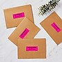 Avery Sure Feed Laser Address Labels, 1" x 2 5/8", Neon Pink, 30 Labels/Sheet, 25 Sheets/Pack   (5970)~#|#~2655CFE6-478C-4776-BFCE5193043D961C_sc7