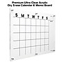 Excello Brands Acrylic Dry-Erase Calendar Whiteboard, 20" x 30", Black Print (ACRYLBRD-CAL20X30-BLK)~#|#~2673F7EE-609A-4F17-9B9F3CFE52915742_sc7