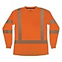 Ergodyne GloWear 8387 High Visibility Women’s Long Sleeve T-Shirt, ANSI Class R3, Orange, 2XL (22366)~#|#~268E7B30-D76E-4363-9D7406E9525526E8_sc7