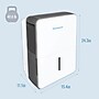 Keystone Energy Star 35-Pint Portable Dehumidifier, Covers up to 3,000 sq. ft., White (KSTAD354F)~#|#~26A9E171-A0BF-4235-ADBF1BD51FF4E853_sc7